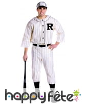 Déguisement de joueur de baseball pour adulte