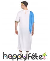 Déguisement de Jules César avec toge bleue, image 2