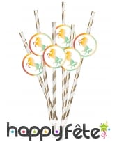 Déco de licorne scintillante colorée pour table, image 7