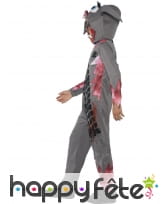 Déguisement de lapin zombie enfant, image 2