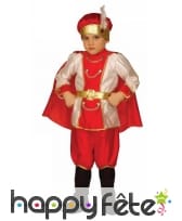 Déguisement de maharadjah rouge pour garçon