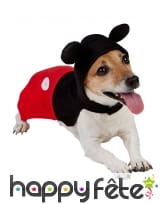 Déguisement de Mickey Mouse pour chien