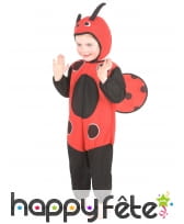 Déguisement de mini coccinelle rouge pour enfant, image 2