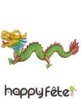 Dragon décoratif mural en plastique de 100cm