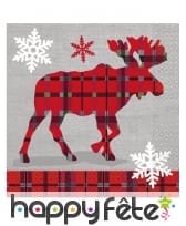 Déco de Noël motifs écossais pour table, image 3