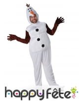 Déguisement de Olaf pour adulte
