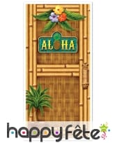 Déco de porte Hawaï Aloha
