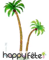 Decor de palmier en carton