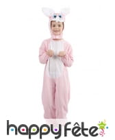 Déguisement de petit lapin rose