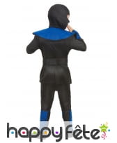 Déguisement de petit ninja bleu et noir, image 3