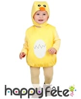 Déguisement de petit poussin jaune pour bébé