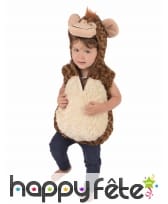 Déguisement de petit singe en peluche