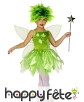 Déguisement de petite fée verte en jupette