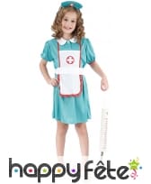 Déguisement de petite infirmière en tablier