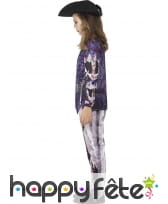 Déguisement de piratesse zombie pour enfant, image 2