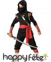 Déguisement de prince ninja pour enfant, luxe