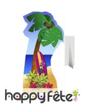 Dessin de palmier en carton plat, 190cm