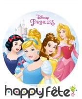 Disque des princesses Disney en amidon de 18,5 cm