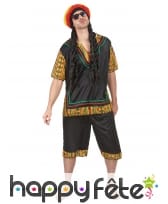 Déguisement de rasta man en bermuda