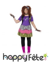 Déguisement de rock star pour femme, grande taille