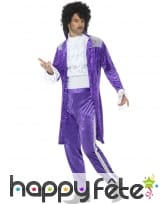 Déguisement de rock star violet des années 80, image 1