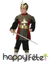 Déguisement de roi chevalier pour enfant