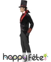 Déguisement comte dracula rouge et noir, image 2