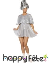 Déguisement danseuse sexy gris