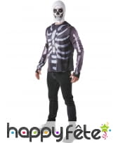 Déguisement de Skull Trooper pour homme, Fortnite
