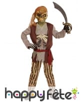 Déguisement de squelette pirate pour enfant