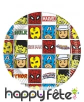 Déco de table Avengers pop comic pour anniversaire, image 2