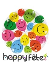 Déco de table ballons souriants, image 1