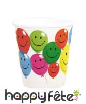 Déco de table ballons souriants, image 3