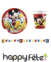 Déco de table d'anniversaire Mickey Mouse Party