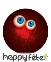 Déco de table Halloween yeux, cerveau et sang, image 1