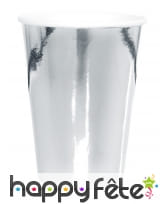 Décor de table argenté métalisé, image 3