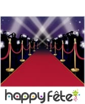 Decor de tapis rouge