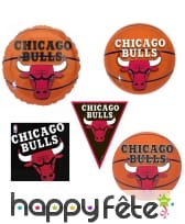 Décoration de table Chicago Bulls