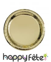 Décoration de table dorée métallisée, image 1