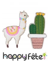 Décoration de table lama et cactus, image 13