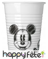 Décoration de table Mickey Mouse noir et blanc, image 3