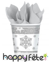 Décoration de table pour Noël flocons de neige, image 5