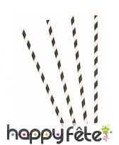 Décoration de table rayée noir et blanc, image 2