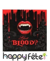 Décorations de table imprimé Morsure de vampire, image 2