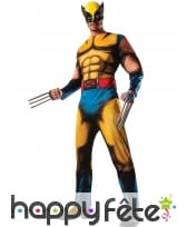 Déguisement de Wolverine musclé pour adulte
