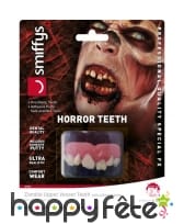 Dentier de zombie, dents du haut