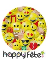 Décorations émoticônes de table d'anniversaire, image 1