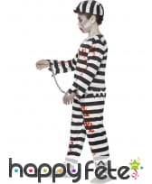 Déguisement enfant prisonnier zombie, image 2