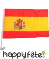 Drapeau Espagne pour voiture 30 X 46 cm