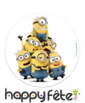 Disque en sucre Minions, 16cm, image 2